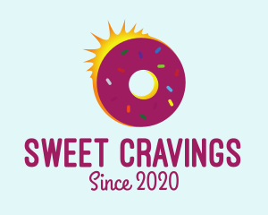 Sweet Donut Sun logo design