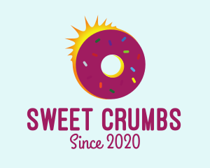 Sweet Donut Sun logo design