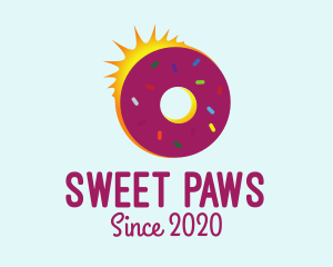 Sweet Donut Sun logo design