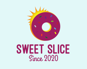 Sweet Donut Sun logo design