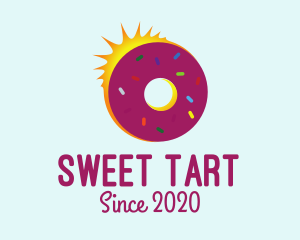 Sweet Donut Sun logo design