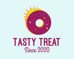 Sweet Donut Sun logo design