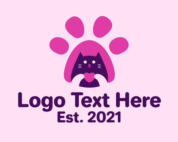 Cat Food logo example 2