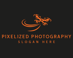 Fast Aerial Drone logo design