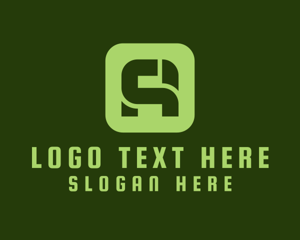 Digital Application  Letter S logo