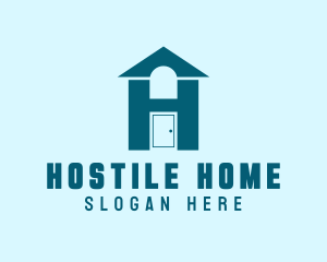 Residential Housing Letter H logo design