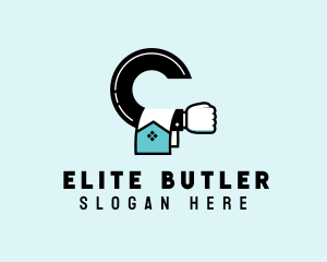 Household Butler Letter C logo