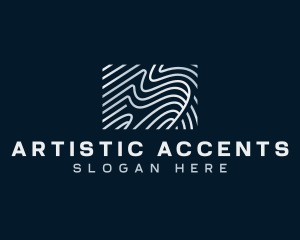 Abstract Wave Pattern Logo