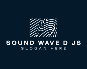 Abstract Wave Pattern logo design