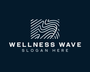 Abstract Wave Pattern logo design