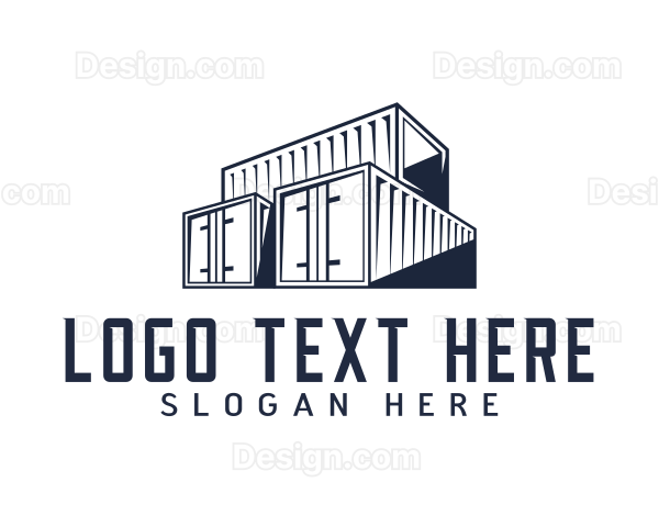 Storage Cargo Container Logo