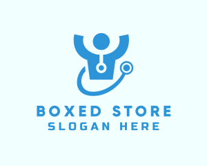 Doctor Stethoscope Checkup logo design