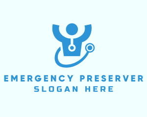 Doctor Stethoscope Checkup logo design