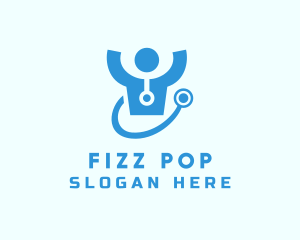 Doctor Stethoscope Checkup logo design