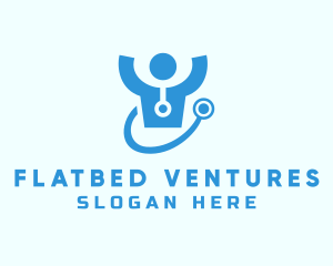 Doctor Stethoscope Checkup logo design