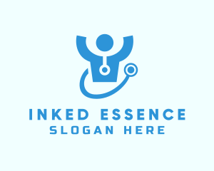 Doctor Stethoscope Checkup logo design