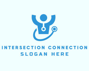 Doctor Stethoscope Checkup logo design