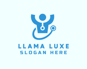 Doctor Stethoscope Checkup logo design