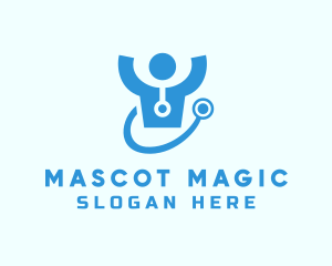 Doctor Stethoscope Checkup logo design