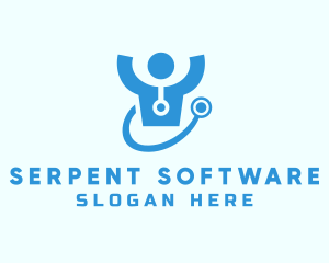 Doctor Stethoscope Checkup logo design