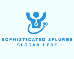 Doctor Stethoscope Checkup logo design