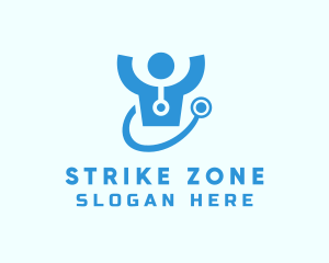 Doctor Stethoscope Checkup logo design