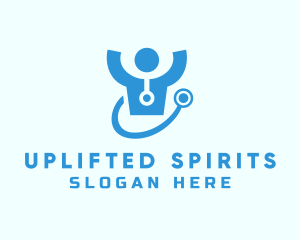 Doctor Stethoscope Checkup logo design