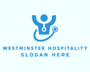 Doctor Stethoscope Checkup logo design