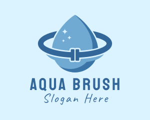 Water Plumbing Pipe logo design