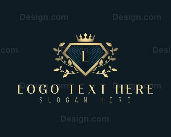 Luxury Diamond Crest Logo