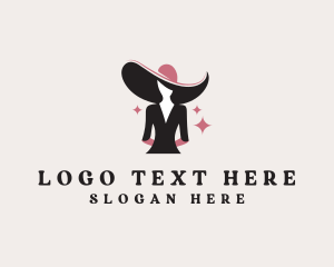 Classy Fashionista Woman logo