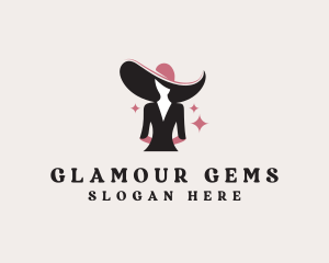 Classy Fashionista Woman logo design