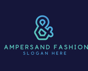 Stylish Ampersand Firm logo design