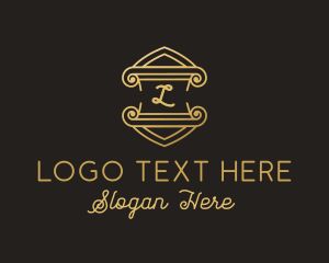 Luxury Elegant Crest Boutique  Logo