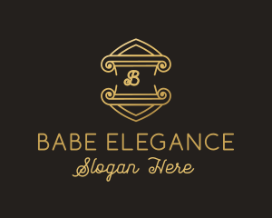 Luxury Elegant Crest Boutique  logo design