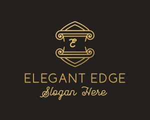 Luxury Elegant Crest Boutique  logo design