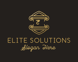 Luxury Elegant Crest Boutique  logo