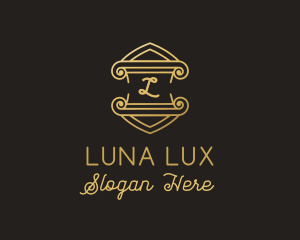 Luxury Elegant Crest Boutique  logo design