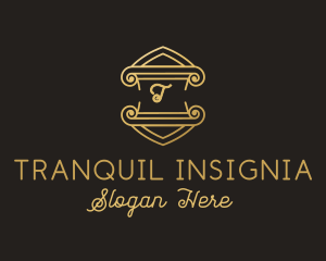 Luxury Elegant Crest Boutique  logo design