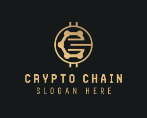 Technology Coin Crypto logo design