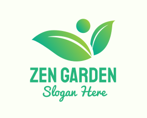 Green Gradient Environmentalist logo design