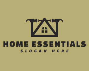 Home Property Hammer logo design