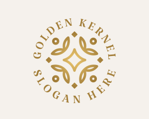 Golden Wellness Boutique  logo design