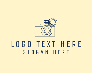 Photograph - Minimalist Camera Photography logo design