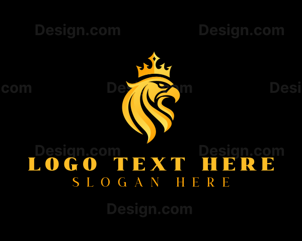 Luxury Eagle Crown Logo