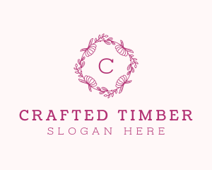 Flower Wreath Garden logo design