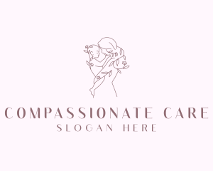 Mother Baby Child Care logo design