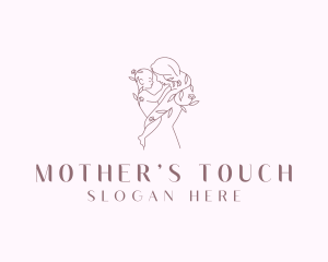 Mother Baby Child Care logo design