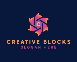 Creative Flower Startup logo design