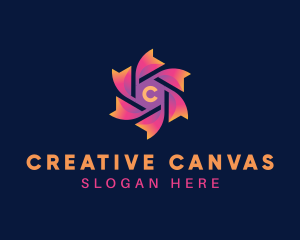 Creative Flower Startup logo design